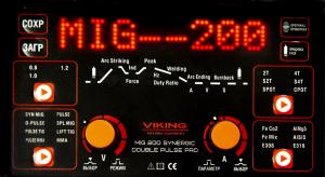 Viking MIG 200 DOUBLE PULSE SYNERGIC PRO MIG/MMA/LIFT-TIG 3 в 1